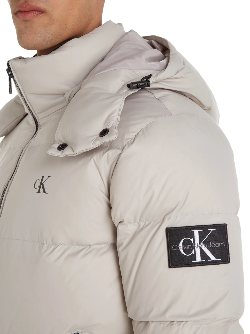 Ανδρικό Μπουφάν Calvin Klein Essentials Down Jacket Ck Porpoise  J30J323468-PEE