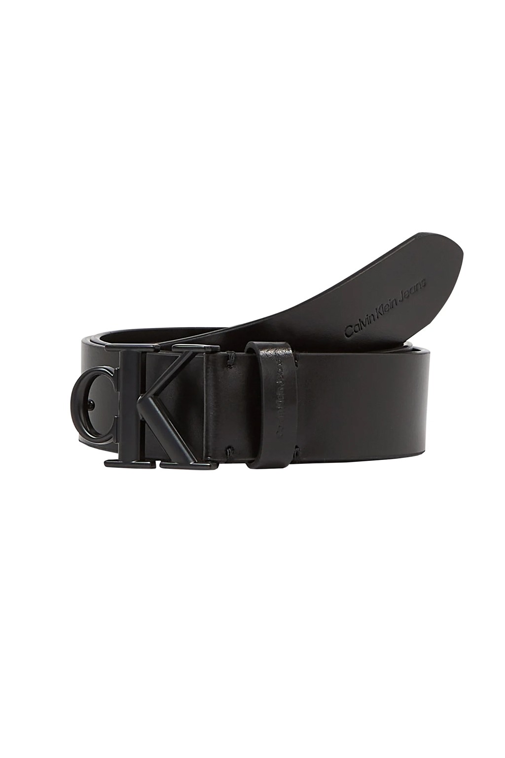 Ανδρική Ζώνη Calvin Klein Round Mono Pl Leather Sm Belt 35mm Black  K50K511154-BDS