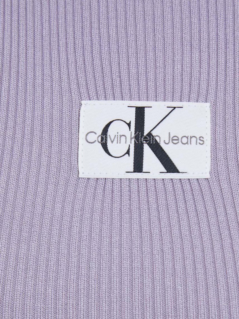 Γυναικείο Πουλόβερ Calvin Klein Badge Roll Neck Sweater Lavender Aura  J20J221688-PC1