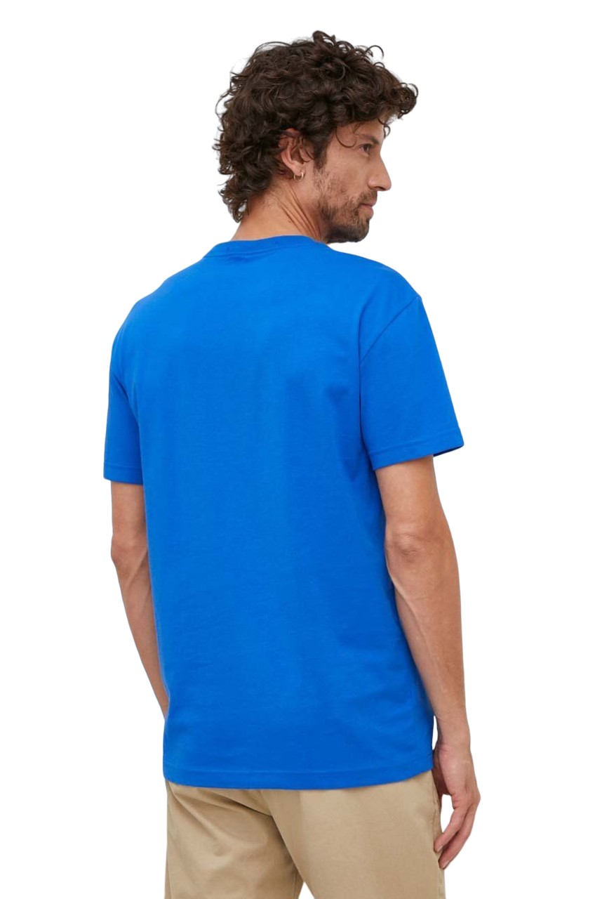 Ανδρικό T-Shirt Calvin Klein Stencil Blocking Logo Tee Kettle Blue