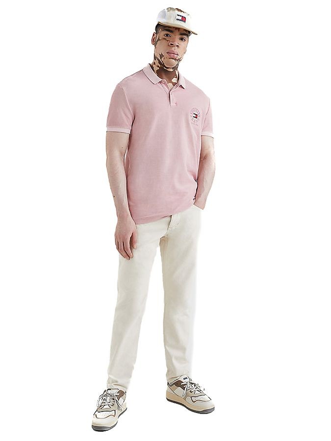 ÎÎ½Î´ÏÎ¹ÎºÏ Polo Tommy Jeans Tjm Timeless Cirle Broadway Pink DM0DM12965-TH9