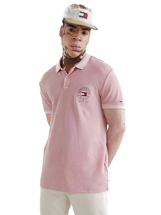ÎÎ½Î´ÏÎ¹ÎºÏ Polo Tommy Jeans Tjm Timeless Cirle Broadway Pink DM0DM12965-TH9