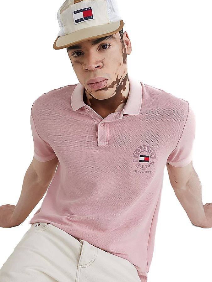 ÎÎ½Î´ÏÎ¹ÎºÏ Polo Tommy Jeans Tjm Timeless Cirle Broadway Pink DM0DM12965-TH9