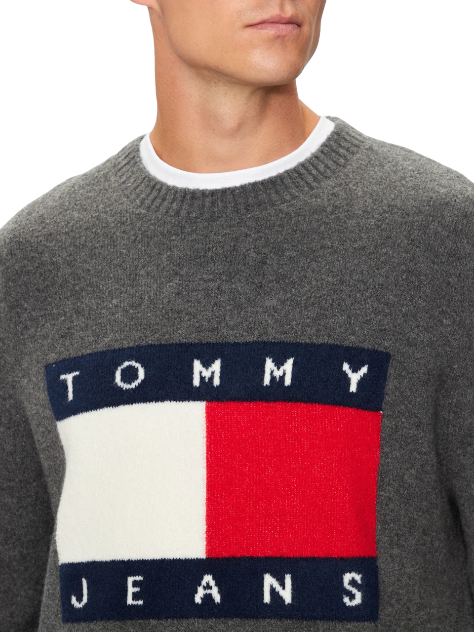 Sweat Tommy Jeans Pull Hilfiger Homme Ανδρικό Πουλόβερ Tommy Jeans