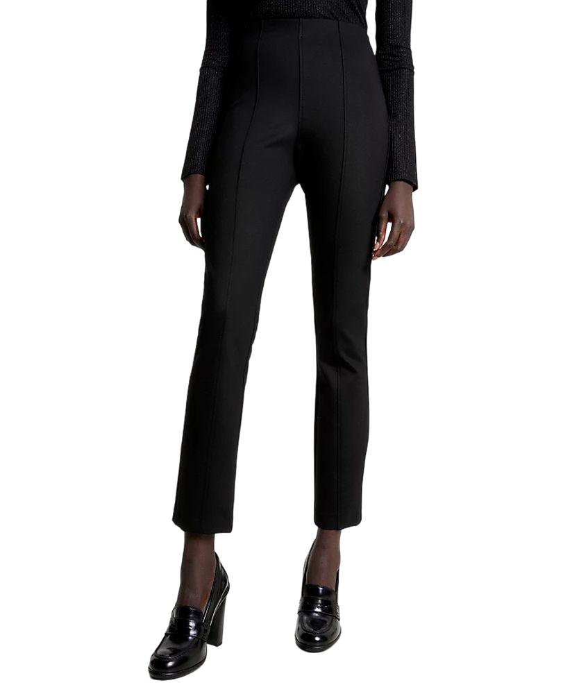 Γυναικείο Παντελόνι Tommy Hilfiger Slim Elevated Knitted Pant Black  WW0WW39721-BDS
