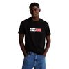 Aντρικό T-shirt Tommy Jeans Slim Entry Graphic Ext Black DM0DM20365-BDS