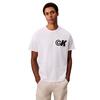 Ανδρικό T-Shirt Calvin Klein Ss 20s Ck Sport Logo Graphic Tee Brilliant White LV04RC835G-YAA