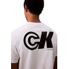 Ανδρικό T-Shirt Calvin Klein Ss 20s Ck Sport Logo Graphic Tee Brilliant White LV04RC835G-YAA