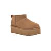 Γυναικεία Μποτάκια Ugg Classic Ultra Mini Platform Chestnut 1135092-CHE