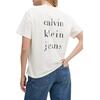 Γυναικείο T-shirt Calvin Klein Script Inst Back Graphic Rlx Tofu J20J225238-YAS