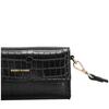 Γυναικεία Τσάντα ΕVERY OTHER Croc Flap Over Shoulder/ Crossbody Black 12079-BLACK