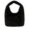 Γυναικεία Τσάντα Χειρός EVERY OTHER Faux Fur Scoop Grab Bag Black 12080-BLACK