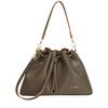 Γυναικεία Τσάντα EVERY OTHER Drawstring Shoulder Crossbody Dark Taupe 12102-DARKTAUPE