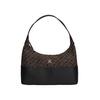 Γυναικεία Τσάντα Tommy Hilfiger Th Jacquard Shoulder Bag Black AW0AW17072-BDS