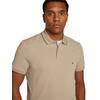 Aνδρικό Polo Tommy Hilfiger Mao Rwb Tipped Slim Sandalwood MW0MW38459-RBT