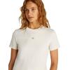 Γυναικείο T-shirt Calvin Klein Woven Label Regular Chalk J20J225243-ADA