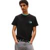 Ανδρικό T-Shirt Tommy Jeans Slim Pop Color Flag Tee Ext Black DM0DM21577-BDS