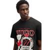 Ανδρικό T-shirt Hugo Daporoni Black 50538254-001
