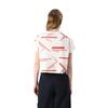 Γυναικείο T-Shirt Karl Lagerfeld Boxy Aop Stripe Tee Sporty Logo Red Aop A2W17034-1OW