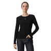 Γυναικεία Μπλούζα Calvin Klein Ls Woven Label Sensual Detail To Black LV047H259G-UB1