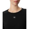 Γυναικεία Μπλούζα Calvin Klein Ls Woven Label Sensual Detail To Black LV047H259G-UB1