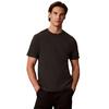 Ανδρικό T-Shirt Calvin Klein Ss Waffle Badge Crewnk Tee Pirate Black LV04RJ208G-8MN