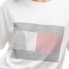 Γυναικείο T-Shirt Tommy Jeans Tjw Rlx Flag Bling Ss Tee Ecru DW0DW23267-YBL