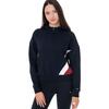 Γυναικείο Φούτερ Tommy Hilfiger Relaced Rwb Half Zip Hwk Desert Sky S10S101571-DW5