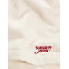 Γυναικείο Shorts Tommy Jeans Script Ext Ancient White DW0DW20353-YBH