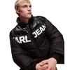Ανδρικό Μπουφάν Karl Lagerfeld Jeans Klj Logo Puffer Jacket Black_ Shiny 236D1551-J195