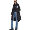 Γυναικείο Jean Karl Lagerfeld Klj Hr Straight W/Slit Denim Dark Marble Blue 241J1108-J306