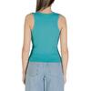 Γυναικείο Top Calvin Klein Jeans A Wvn Lbl 2X2 Cttn Tuscan Teal LV047C201G-XEG