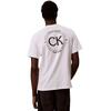 Ανδρικό T-shirt Calvin Klein 20s April  Graphic Seasonal Fashion Bright White LV04RE825G-YAF