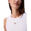 Γυναικείο Top Calvin Klein Jeans A Wvn Lbl 2X2 Cttn Brilliant White LV047C201G-YAA