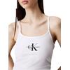 Γυναικείο Top Calvin Klein Monologo Strappy Tank Top Bright White J20J223105-YAF