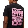 Ανδρικό T-shirt Tommy Hilfiger Tjm Reg Nyc Novelty Tee Ext Black DM0DM23561-BDS