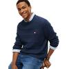 Ανδρικό Πουλόβερ Tommy Jeans Tjm Reg Textured Sweater Ext Basic Navy Htr DM0DM23571-D1B