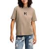 Γυναικείο T-shirt Karl Lagerfeld Reg Ss K Logo Desert Taupe A1W17031-1JH