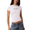 Γυναικείο T-Shirt Calvin Klein Ss Slim Fit Heart Logo Tee Bright White LV047H835G-YAF