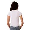 Γυναικείο T-Shirt Calvin Klein Ss Slim Fit Heart Logo Tee Bright White LV047H835G-YAF