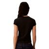 Γυναικείο T-Shirt Calvin Klein Ss Slim Fit Heart Logo Tee Black LV047H835G-UB1