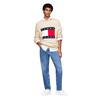 Ανδρικό Πουλόβερ Tommy Jeans Tjm Reg Melange Flag Sweater Newsprint Melange DM0DM19442-ACG