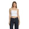 Γυναικείο Top Calvin Klein Jeans A- Woven Label Rib Cami Brilliant White LV047C908G-YAA