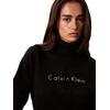 Γυναικείο Πουλόβερ Calvin Klein Ls Logo Tneck Black LV047H329G-UB1