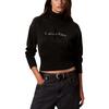 Γυναικείο Πουλόβερ Calvin Klein Ls Logo Tneck Black LV047H329G-UB1