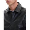 Ανδρικό Μπουφάν Calvin Klein Ls Faux Jkt Black LV04RH413G-UB1