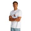 Aνδρικό T-shirt Calvin Klein Monologo Shift Bright White J30J327471-YAF