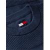 Ανδρικό Πουλόβερ Tommy Jeans Tjm Reg Textured Sweater Ext Basic Navy Htr DM0DM23571-D1B
