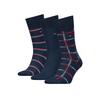Ανδρικές Κάλτσες Tommy Hilfiger Th Men Sock 3p Giftbox Grid Stripe Navy 701224445-001