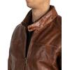 Ανδρικό Δερμάτινο Μπουφάν Guy Laroche Tobacco 770-TOBACCO